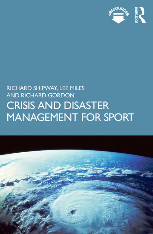 Book cover of Crisis and Disaster Management for Sport