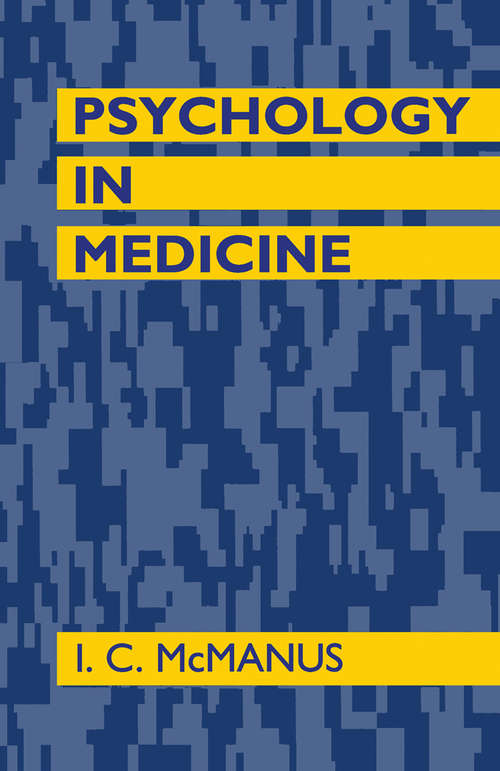 Book cover of Psychology in Medicine