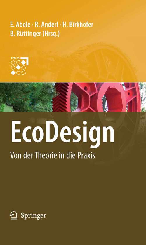 Book cover of EcoDesign: Von der Theorie in die Praxis (2008)