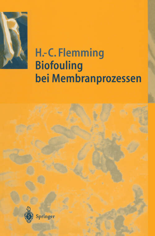 Book cover of Biofouling bei Membranprozessen (1995)