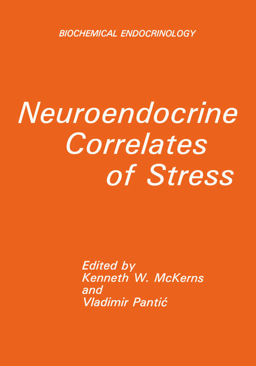 Book cover of Neuroendocrine Correlates of Stress (1985) (Biochemical Endocrinology)