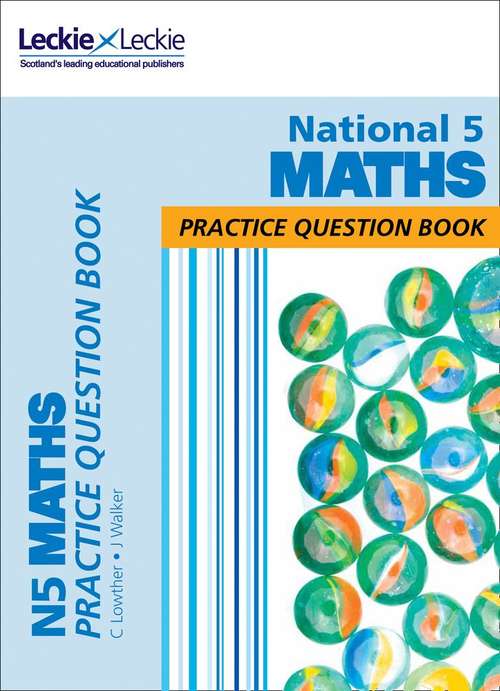 Book cover of National 5 Maths Practice Question Book (Practice Question Book For Sqa Exams Ser. (PDF))