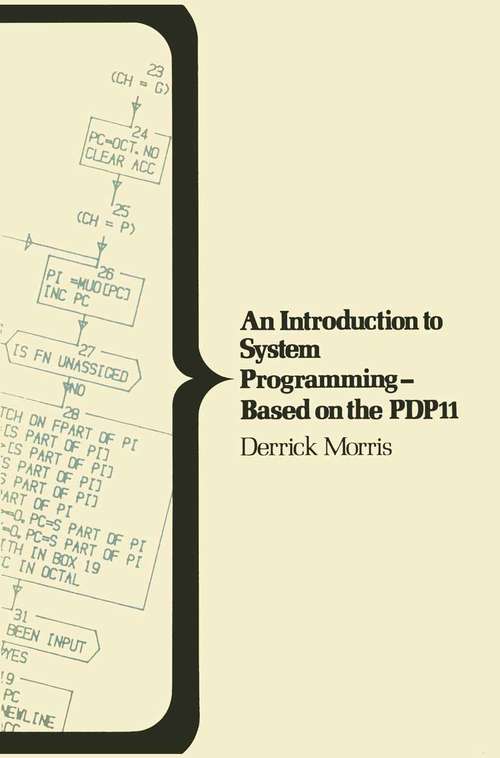 Book cover of An Introduction to System Programming — Based on the PDP11 (1st ed. 1983) (Computer Science Series)