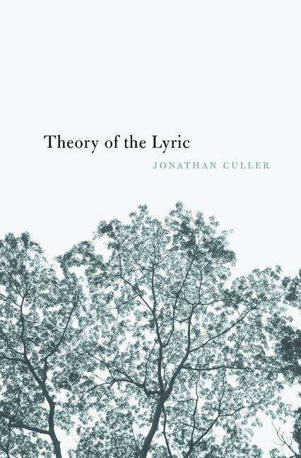 Book cover of Theory of the Lyric