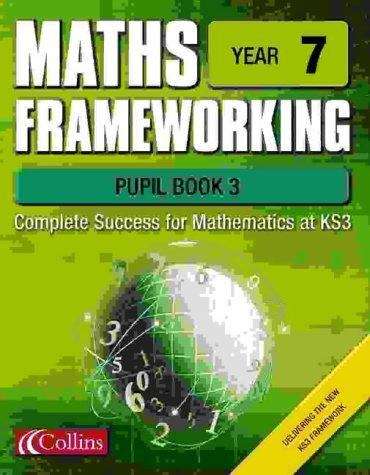 Book cover of Maths Frameworking: Year 7, Pupil Book 3 (1st edition) (PDF)