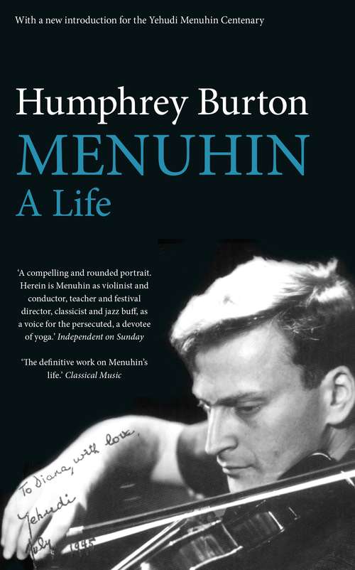 Book cover of Menuhin: A Life (Main)