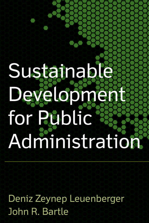 Book cover of Sustainable Development for Public Administration