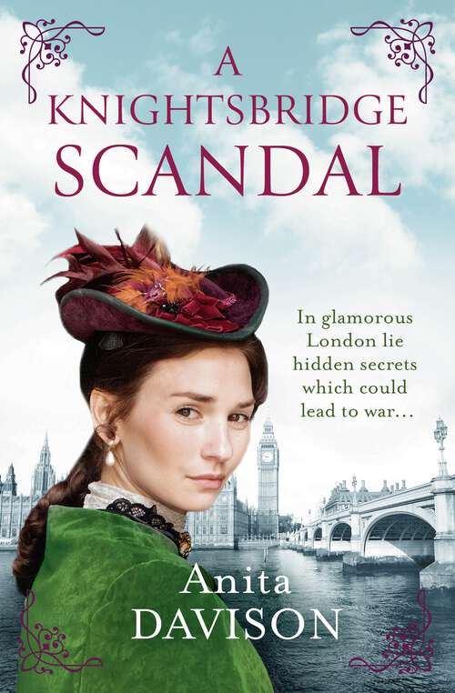 Book cover of A Knightsbridge Scandal: A glamorous, historical page-turner (A Flora Maguire Mystery #3)