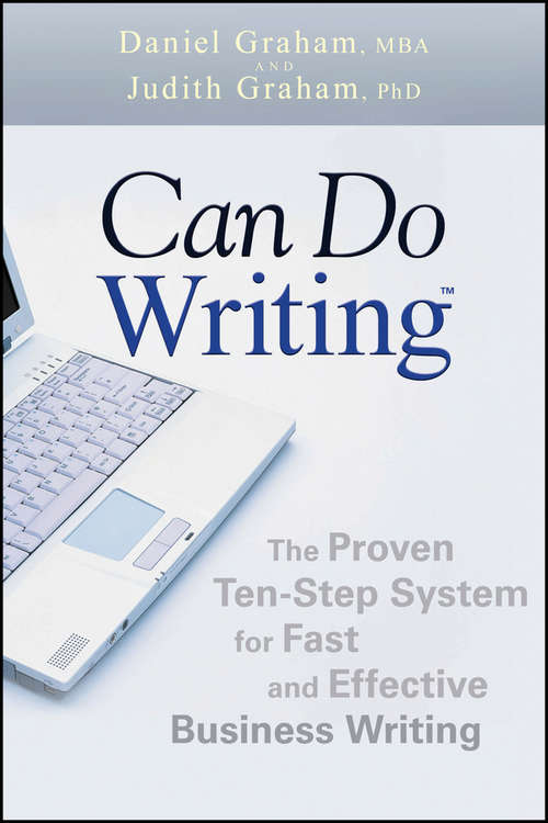 Book cover of Can Do Writing: The Proven Ten-Step System for Fast and Effective Business Writing
