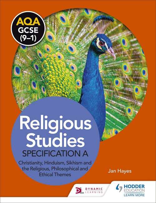 Book cover of AQA GCSE (9-1) Religious Studies Spec A : Christianity, Hinduism, Sikhism and the Religious Philosophical and Ethical Themes (PDF)