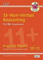 Book cover of New 11+ GL Non-Verbal Reasoning Practice Papers: Ages 10-11 Pack 2 (inc Parents' Guide & Online Ed)