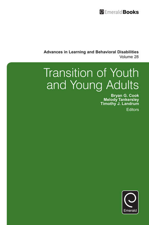 Book cover of Transitions (Advances in Learning and Behavioral Disabilities #28)