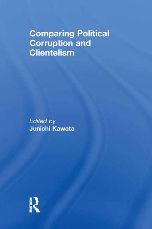 Book cover of Comparing Political Corruption and Clientelism