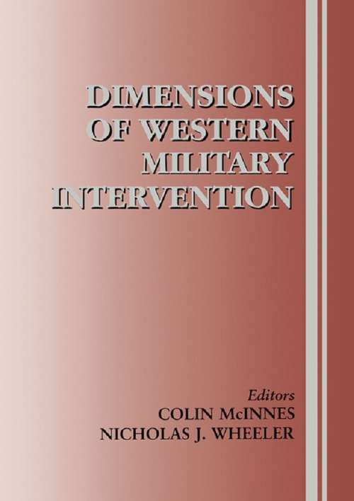 Book cover of Dimensions of Western Military Intervention