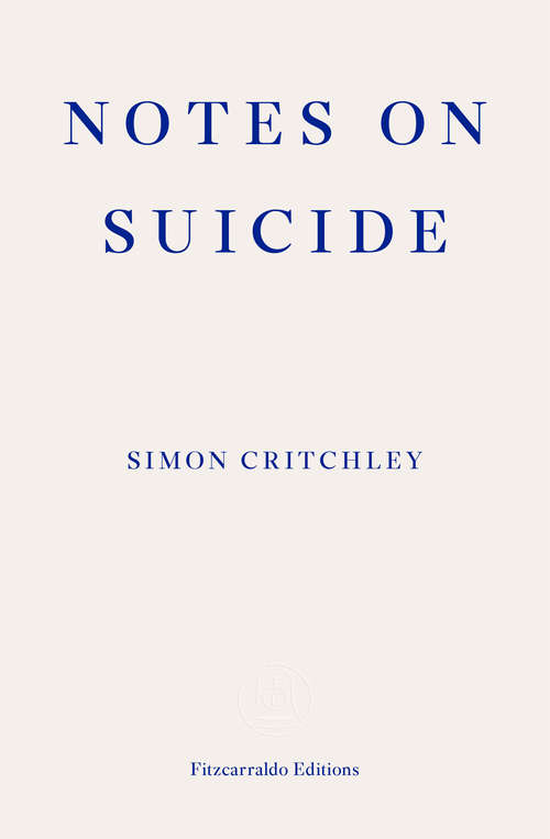 Book cover of Notes on Suicide