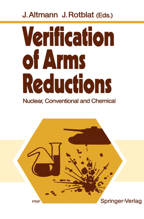 Book cover of Verification of Arms Reductions: Nuclear, Conventional and Chemical (1989)