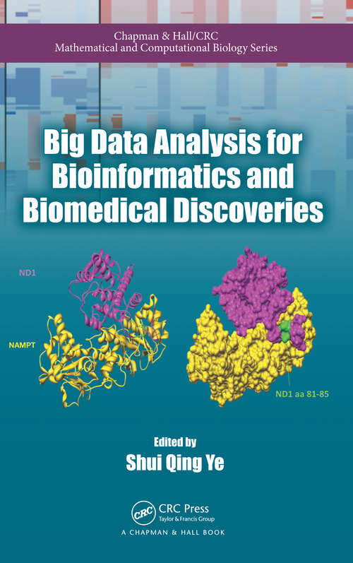 Book cover of Big Data Analysis for Bioinformatics and Biomedical Discoveries (Chapman & Hall/CRC Computational Biology Series)
