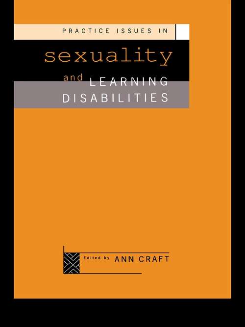 Book cover of Practice Issues in Sexuality and Learning Disabilities