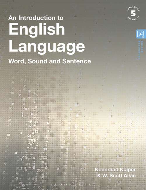 Book cover of An Introduction to English Language: Word, Sound and Sentence