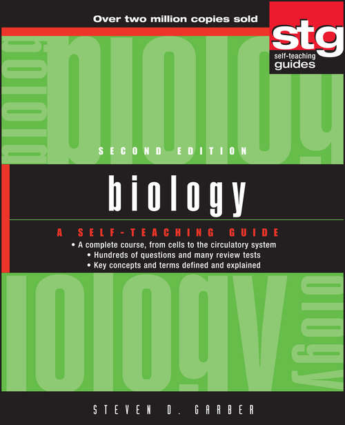 Book cover of Biology: A Self-Teaching Guide (2) (Wiley Self-Teaching Guides #183)