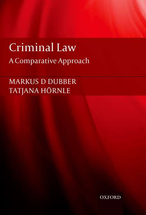 Book cover of Criminal Law: A Comparative Approach