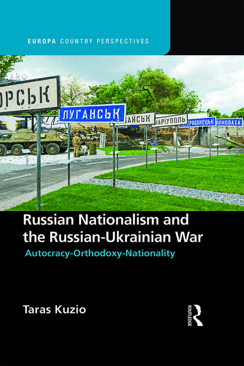 Book cover of Russian Nationalism and the Russian-Ukrainian War (Europa Country Perspectives)