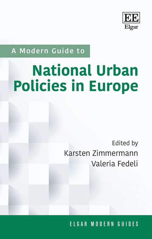 Book cover of A Modern Guide to National Urban Policies in Europe (Elgar Modern Guides)