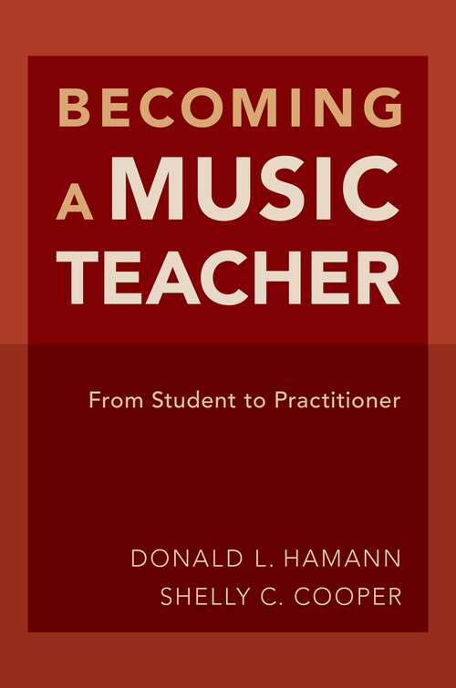 Book cover of Becoming a Music Teacher: From Student to Practitioner