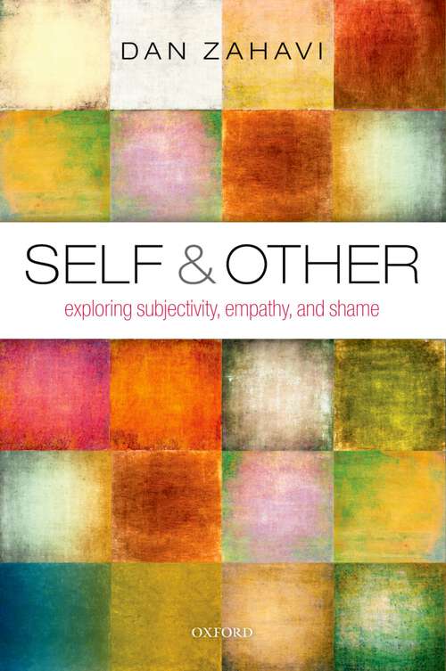 Book cover of Self and Other: Exploring Subjectivity, Empathy, and Shame