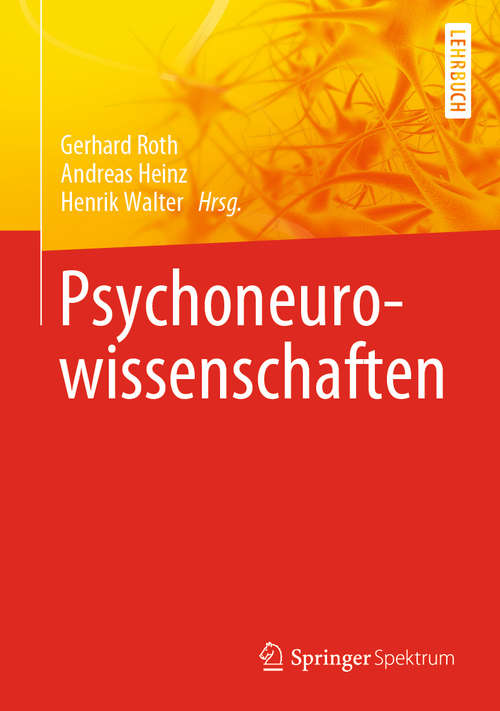 Book cover of Psychoneurowissenschaften (1. Aufl. 2020)
