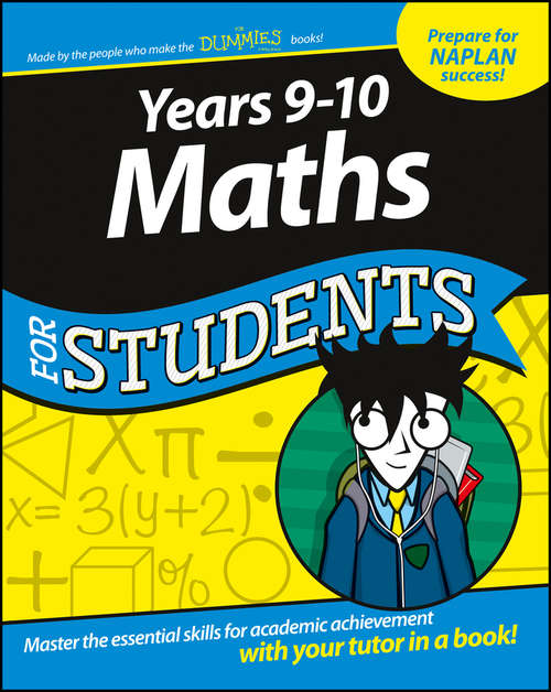 Book cover of Years 9 - 10 Maths For Students