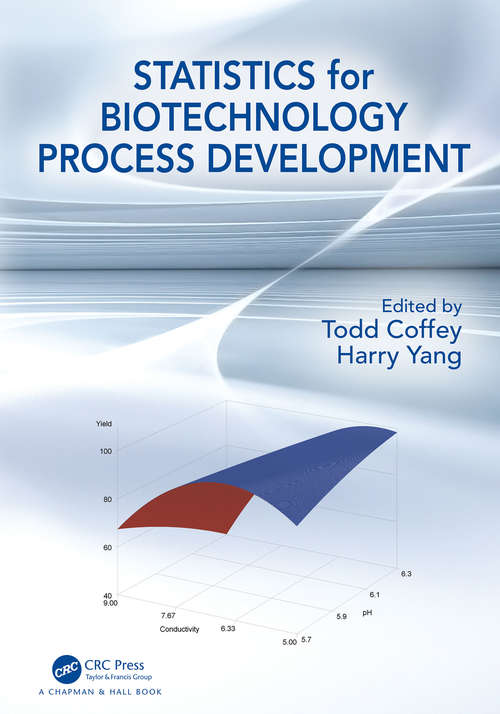 Book cover of Statistics for Biotechnology Process Development