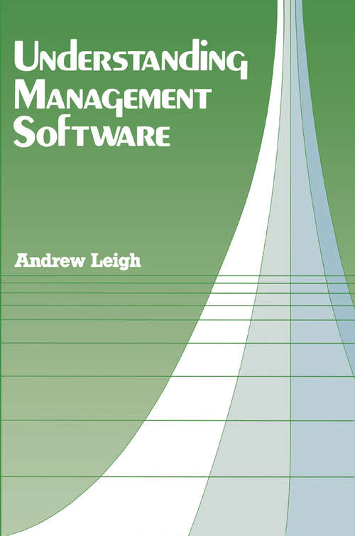 Book cover of Understanding Management Software (1st ed. 1985)