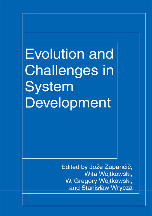 Book cover of Evolution and Challenges in System Development (1999)