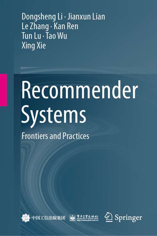 Book cover of Recommender Systems