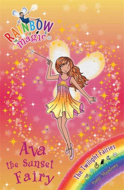 Book cover of Rainbow Magic, The Twilight Fairies, Book 92: Ava the Sunset Fairy (PDF)