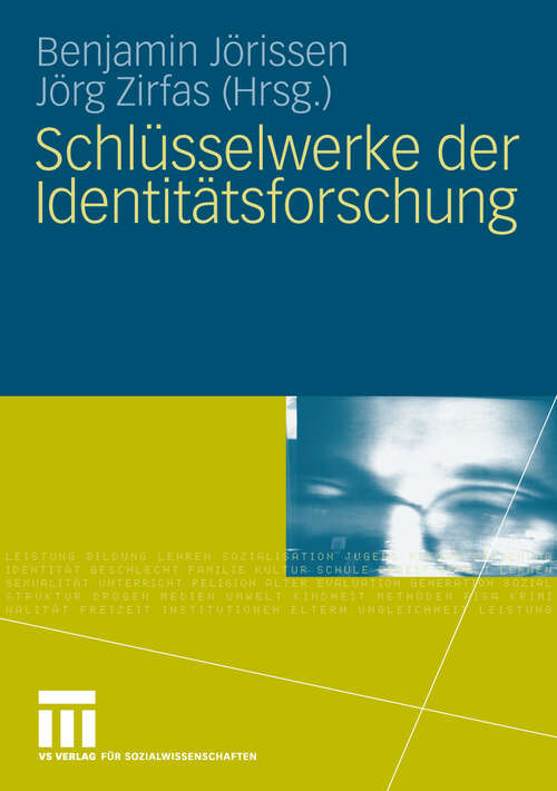Book cover of Schlüsselwerke der Identitätsforschung (2010)