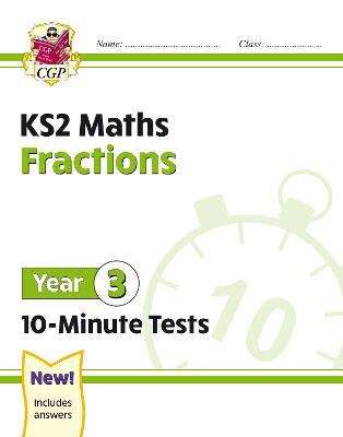 Book cover of New KS2 Maths 10-Minute Tests: Fractions - Year 3 (PDF)