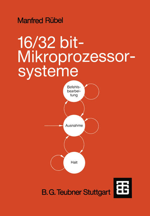 Book cover of 16/32 bit-Mikroprozessorsysteme (1991)