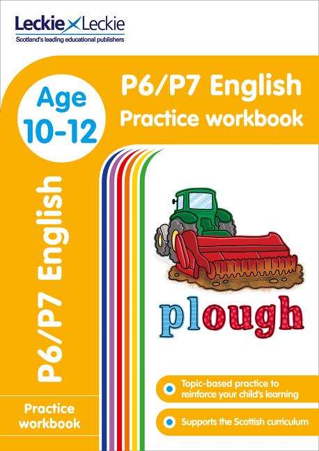 Book cover of P6/P7 English Practice Workbook (PDF)