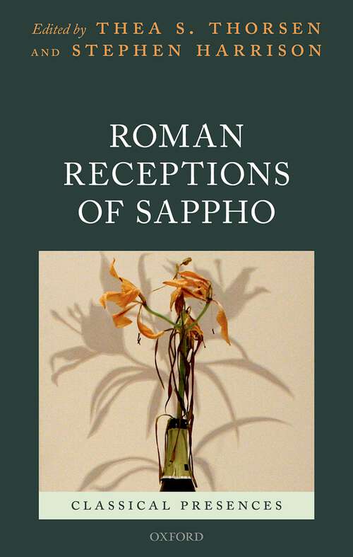 Book cover of Roman Receptions of Sappho (Classical Presences)