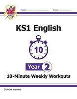 Book cover of New KS1 English 10-Minute Weekly Workouts - Year 2 (PDF)