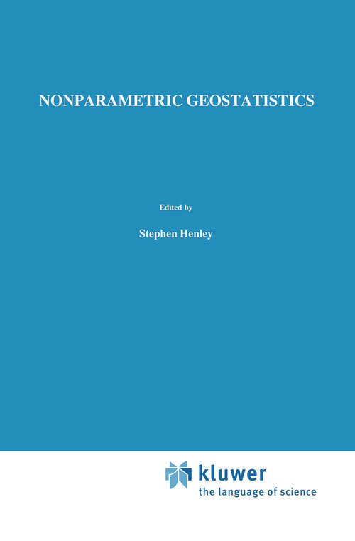 Book cover of Nonparametric Geostatistics (1981)