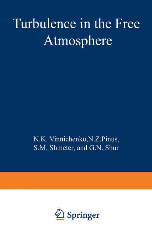 Book cover of Turbulence in the Free Atmosphere (1980)