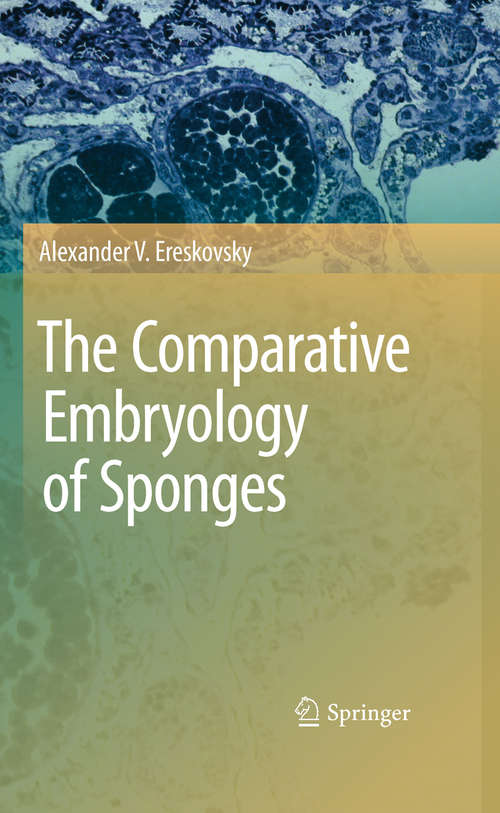Book cover of The Comparative Embryology of Sponges (2010)