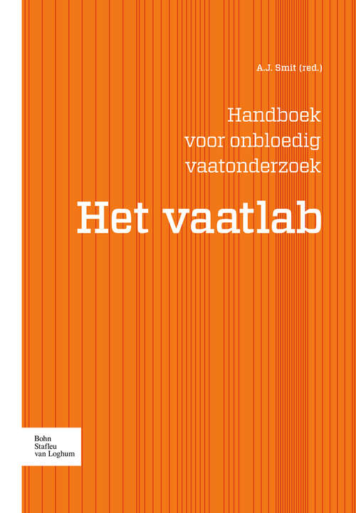 Book cover of Het vaatlab: Handboek voor onbloedig vaatonderzoek (2013)