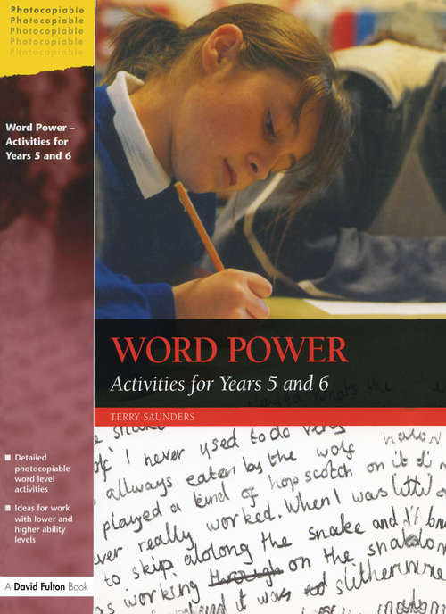 Book cover of Word Power: Activities for Years 5 and 6