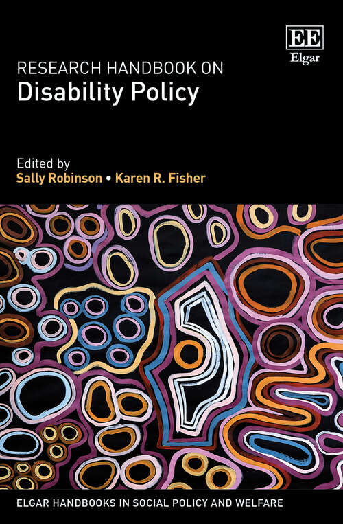 Book cover of Research Handbook on Disability Policy (Elgar Handbooks in Social Policy and Welfare)