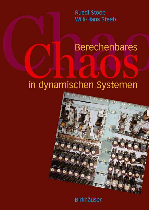 Book cover of Berechenbares Chaos in dynamischen Systemen (2006)