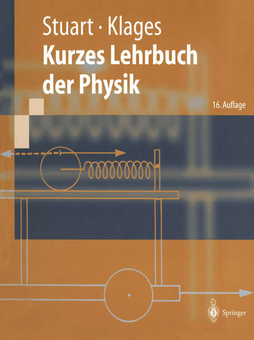 Book cover of Kurzes Lehrbuch der Physik (16. Aufl. 2000) (Springer-Lehrbuch)